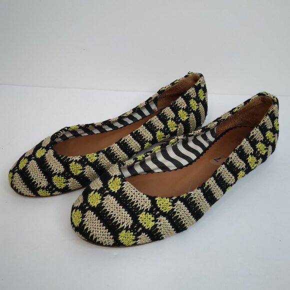 M Missoni Multicolor Knit Slip On Flats Size 37 - Picture 2 of 14